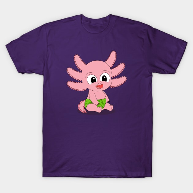 Little Axolotl (2021) T-Shirt by garciajey